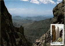Mont-aux-Sources, Drakensberg mountain range, South Africa, 1986, JR Postcard