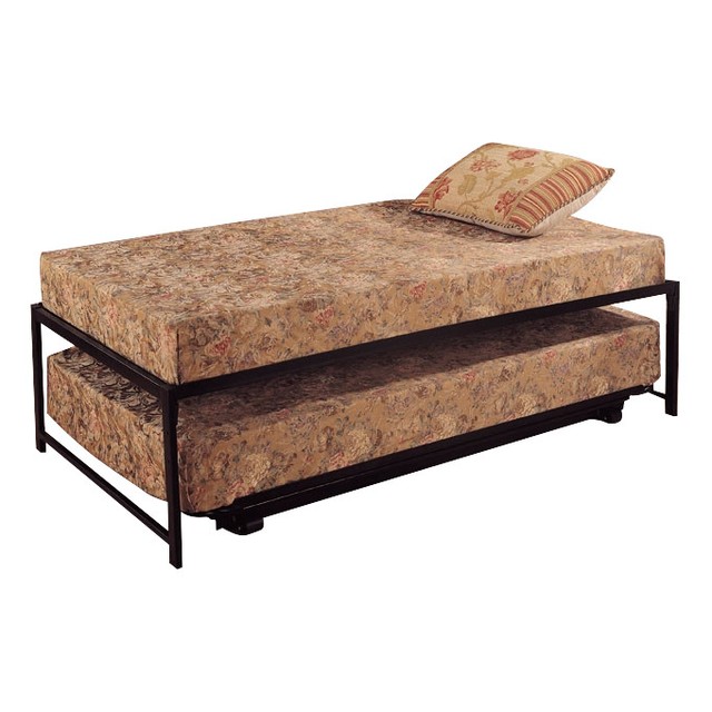 Pila Hdb6501b95pt Twin Size Silver Metal Day Bed Frame With White Pop Up High R For Sale Online Ebay
