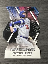 2021 Topps Stadium Club Cody Bellinger Triumvirates Insert Black /99 #T-18