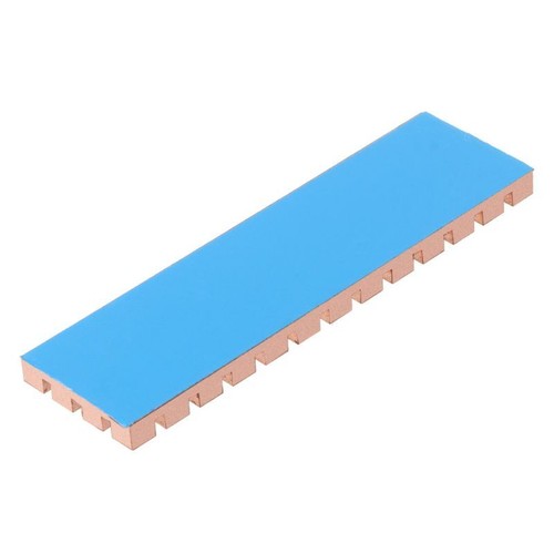 Pure Copper Heatsink Cooler Heat Sink Adhesive for M.2 NGFF 2280 PCI-E NVME SSD - Picture 8 of 16
