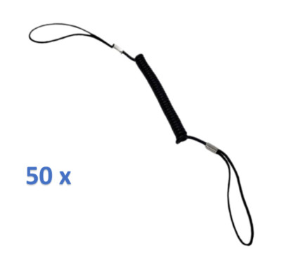 50 pcs datalogic coiled straps spring elastic rope Falcon X3 X3+ skopio X3 X3+