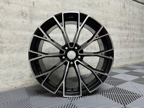 19" VW Golf R Warmenau Style Alloy Wheels Gloss Black Machined Golf MK6 MK7 MK8 - Picture 9 of 11