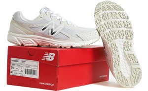 new balance silver sneakers