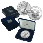 American Silver Eagle Coin BU in U.S Mint Box .9999 pure silver