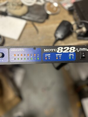 Motu 828 Firewire Audio Interface 828 Studio Recording