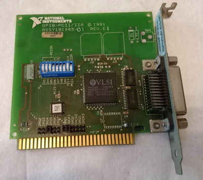 National Instruments GPIB-PCII/IIA Interface Card 181067-01 Rev.E1