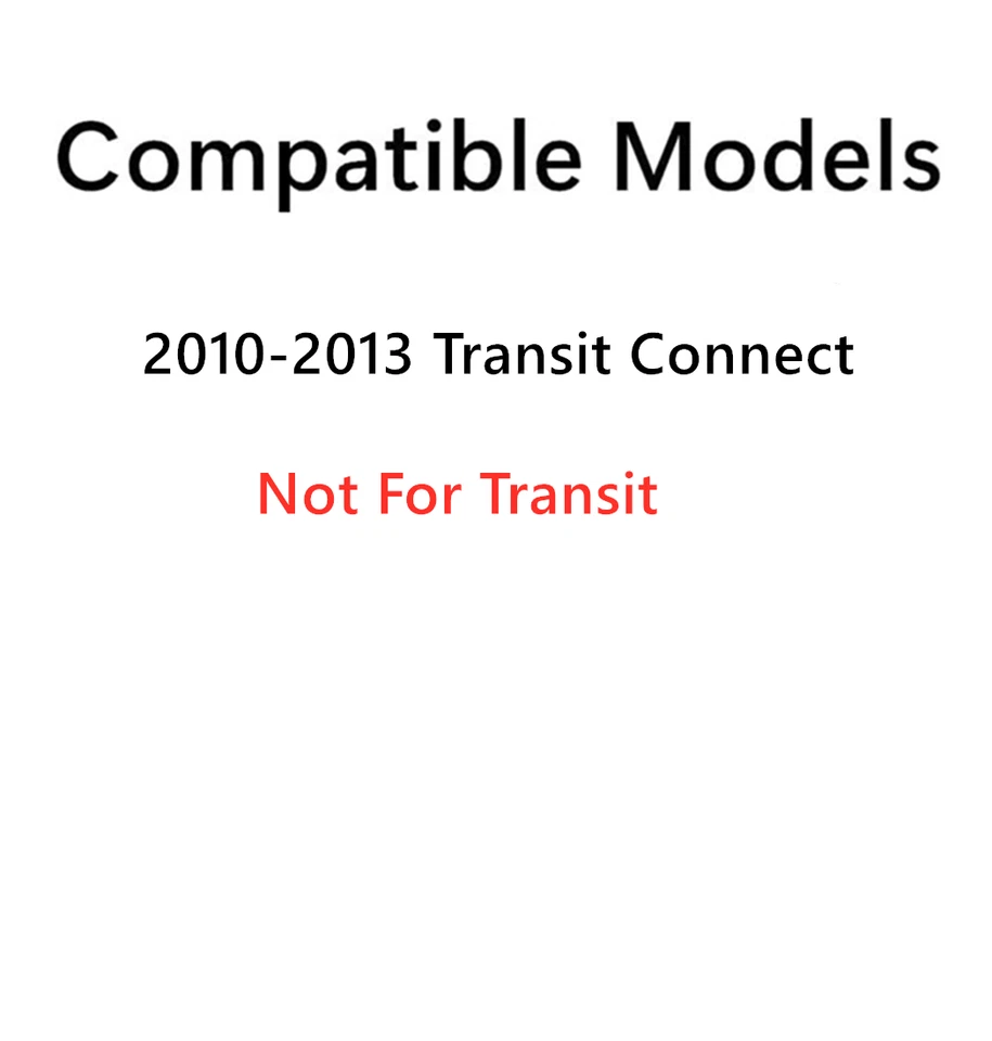 Fit 2010-2013 Ford Transit Connect Mini Van Driver Left Rear Window Back Glass Foto 3 de 4