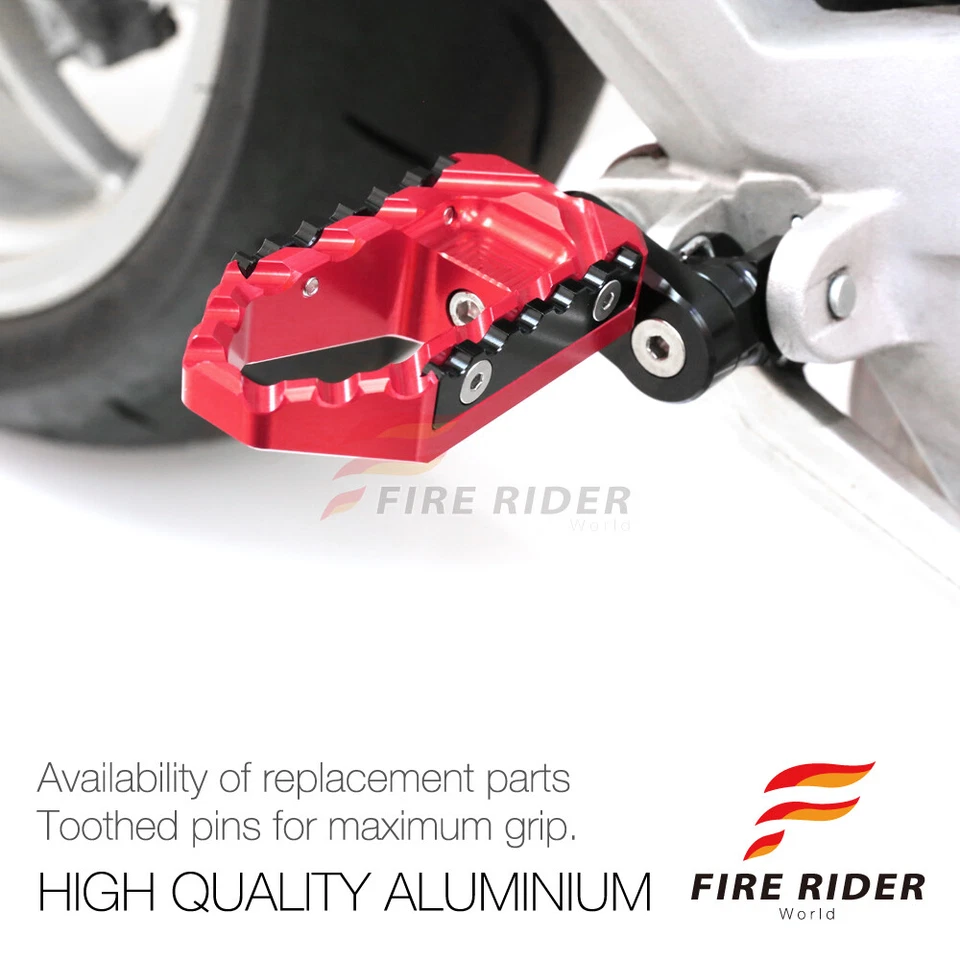 For Suzuki DL 650 V-Strom 04-16 11 12 Adjustable Front Rider Wide Foot Pegs - Image 4 of 4