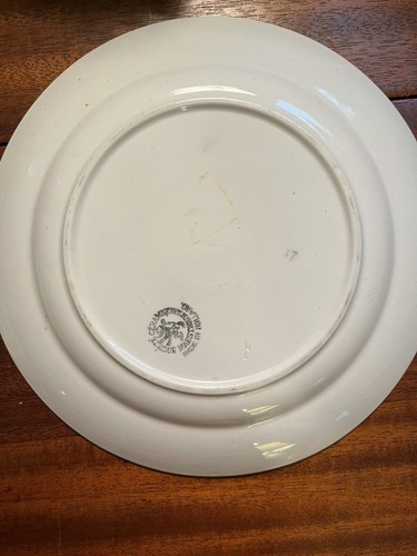 Pair Stick Spatterware Societe Ceramique Maestricht Holland Plates - Picture 4 of 7