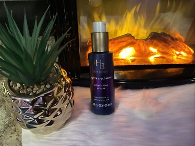 HB Hair Biology Silver & Glowing Silver Shine Serum For Gray Hair With Biotin