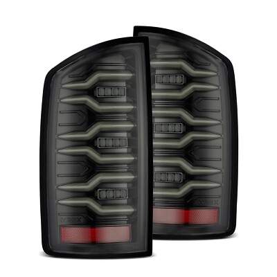 AlphaRex LUXX Alpha-Black LED Taillights for 2002-2006 Dodge Ram