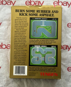 Super Sprint (NES 1989) Complete! CIB! With Box and Instruction Manual! + Poster