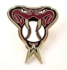 MLB Arizona Diamondbacks Fitted Hat Pin-Gold/Black/Red/White/Tan