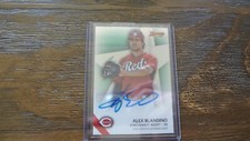 2015 BOWMAN'S BEST # B15-AB ALEX BLANDINO  AUTOGRAPHED BASEBALL CARD