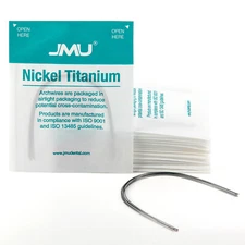 JMU Dental Ortho NiTi Arch Wire Natural Round/Rectangular Archwire Super Elastic
