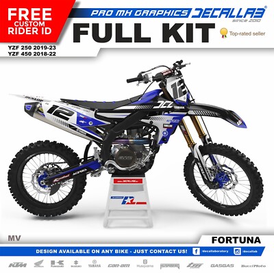 YAMAHA YZF 250 450 2018 2019 2020 2021 2022 MX Graphics Decals