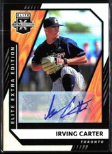 2021 ELITE EXTRA EDITION AUTO IRVING CARTER BLUE JAYS