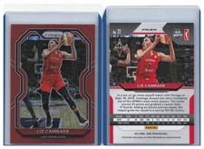 21/22 2021/22 2021 Panini WNBA Prizm Red #77 Liz Cambage Aces /299