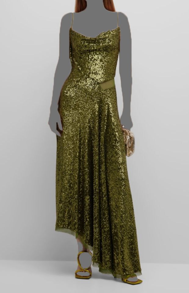 jason wu sequin dress Jason Wu Collection One-Shoulder Trumpet Gown with Beaded and Sequin Detail