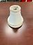 thumbnail 2  - Set of 2 Mini Chandelier Lamp Shades white Fabric 5&#034;H Clip On Bell Shaped