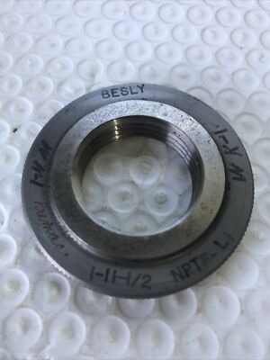 1-11-1/2  NPTF  L-1 RING PIPE THREAD GAGE Besly