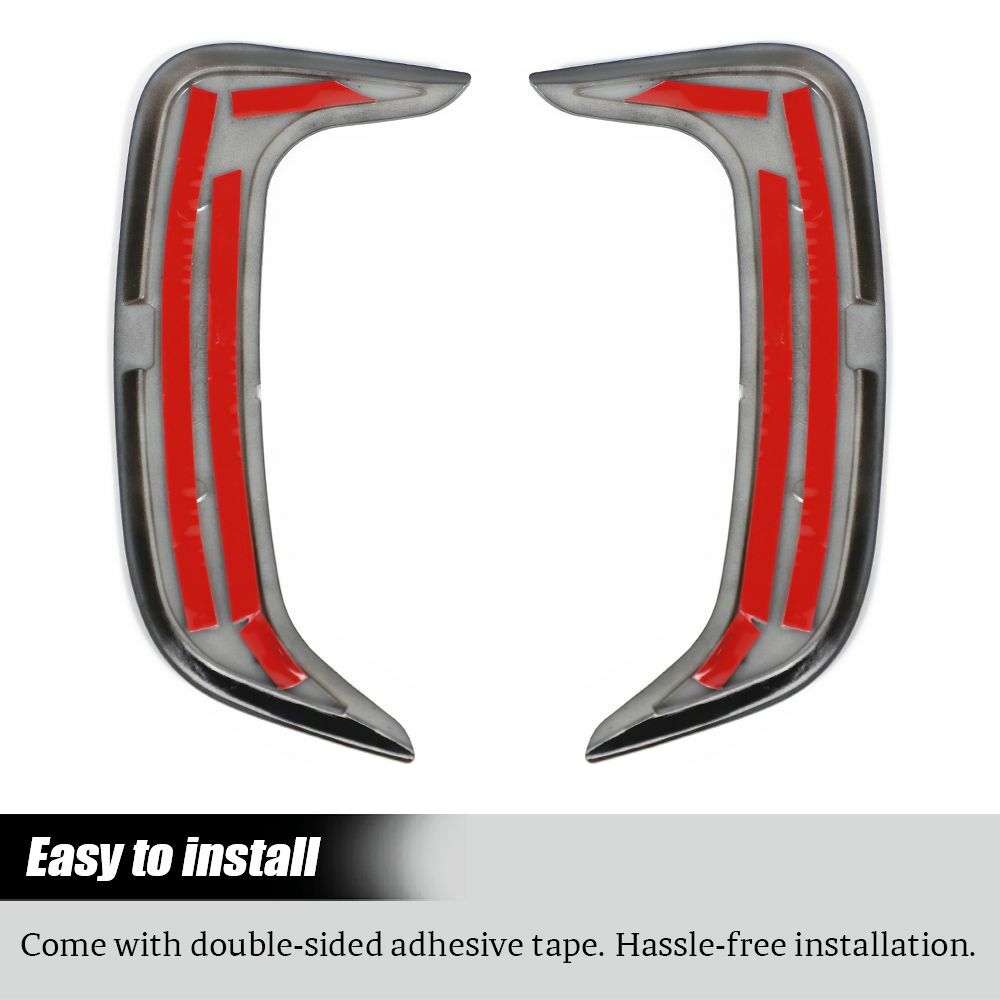 4X Front & Rear Fender Panel Side Body Flare Scoops Trim for Dodge Charger 2011+