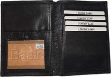 New Leather Passport cover, Int'l Unbranded Credit card ID case wallet new case.