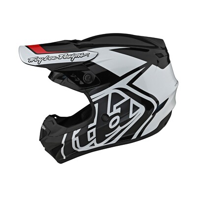Alpinestars Adult's GP Overload Helmet - Black/ White - Medium - 103252003-USED