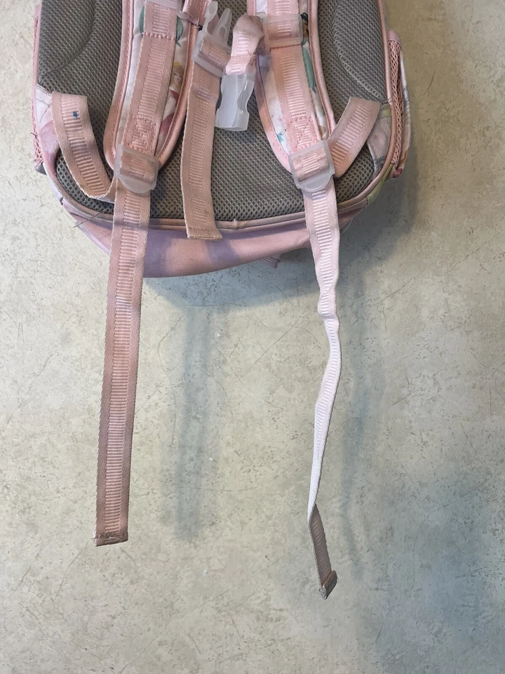 "Mochila Pottery Barn Girls ROSA Brillante Castillo Princesa Disney Mackenzie 15""" Foto 4 de 4