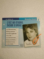 Fiche Chanson Marlène Jobert französisches ...