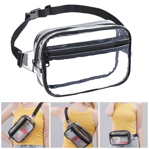 Clear Fanny Pack Stadium Approved Clear Waist Pack for Women Men SteoC - Picture 10 of 11