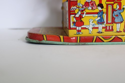 Vtg 1930's J. Chein Tin Lithograph Ferris Wheel Wind Up Toy w/ Box, #172 (Works) - Picture 19 of 24