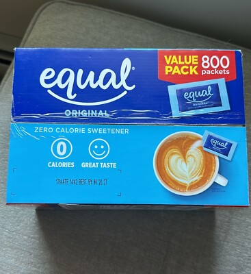 EQUAL 0 Calorie Sweetener, Aspartame and Acesulfame-K Sweetener Packets