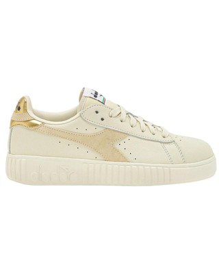 Diadora Shoes Game Step Premium Tumbled Leather Trainers Faux Leather