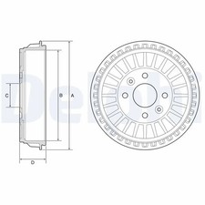 Tambour de frein Smart FORFOUR