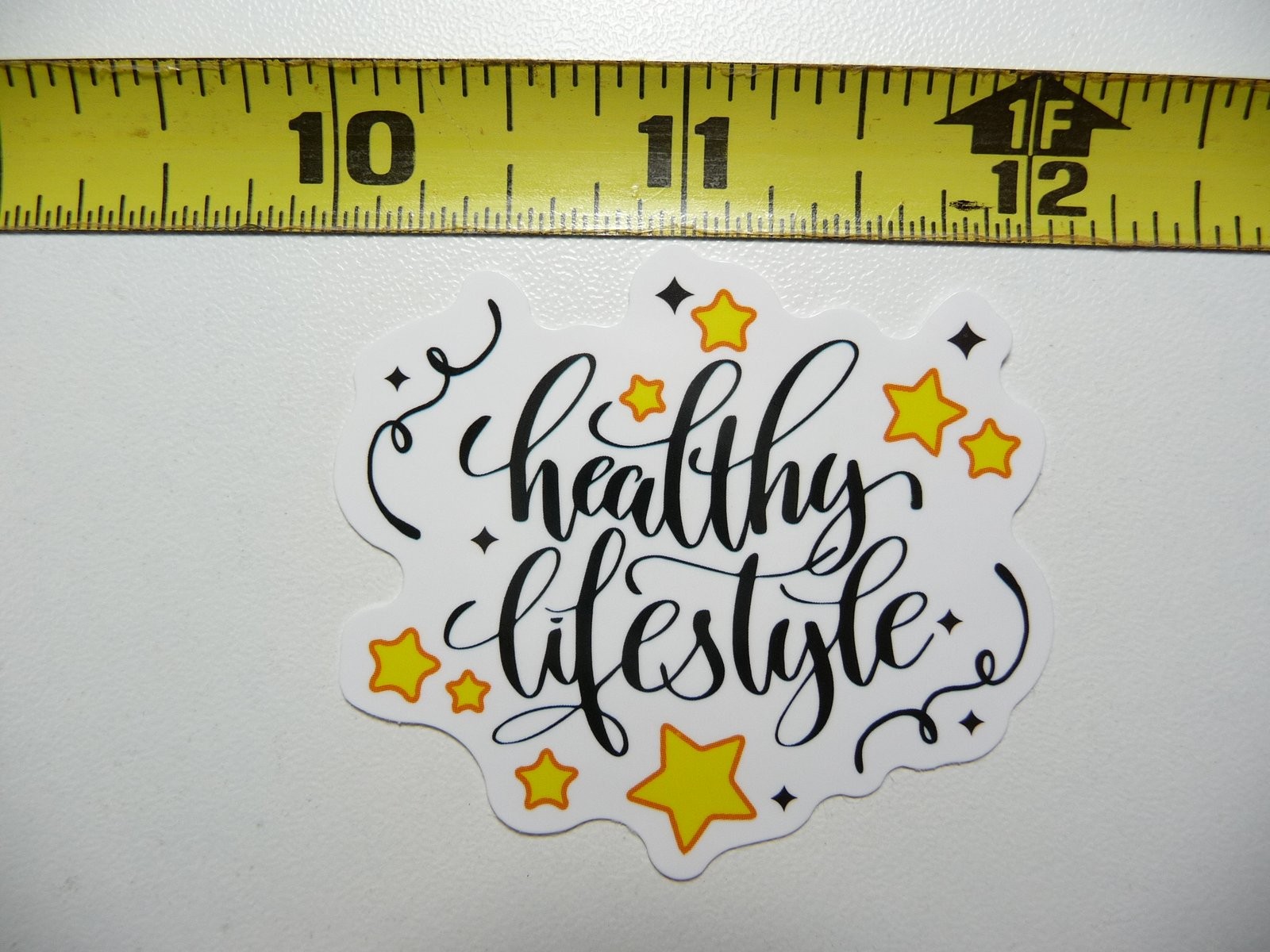 Healthy Lifestyle Stars Sticker Decal for Motivation & Positive Vibes