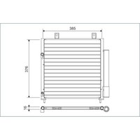 Valeo 822600 Kondensator Klimaanlage FüR Mitsubishi Space Star Attrage A0 A