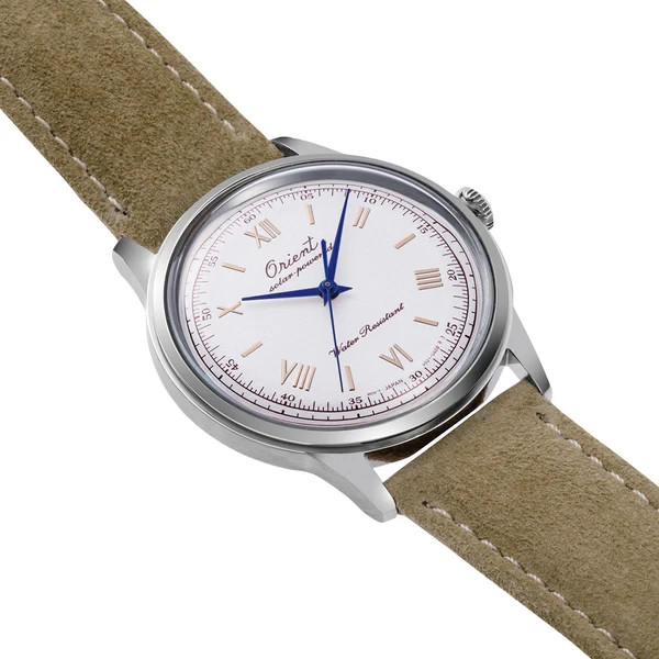Orient Bambino 38 Solar-Powered Analog Watch Limited Edition 750
