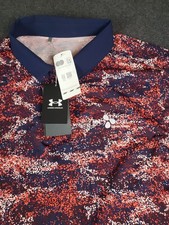 Under Armour Golf Iso Chill CJ Cup Byron Nelson Polo Mens 2XL All Over Print