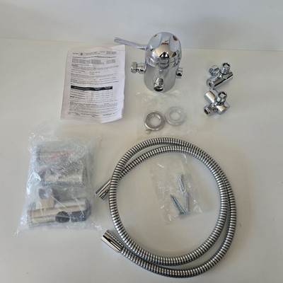 Delabie Avance Elan Thermostat Dusche TMV3 Aufputzhebel CP Neu Auslaufmodell