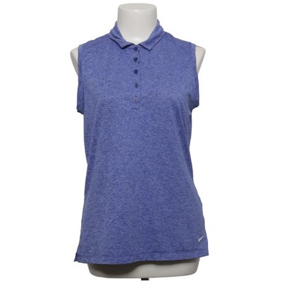 Nike Golf, Poloshirt, Größe: L, model: dri-fit, Blau, Polyester, Damen #jTy