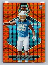 2024 Panini Mosaic Junior Colson Mosaic Orange #/199 Rookie #361