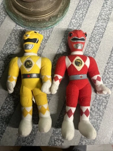 Vintage 1994 Mighty Morphin Power Rangers RED RANGER  14” Plush Action Figure