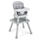 Babyjoy 8-in-1 Baby High Chair Convertible Dining Booster Seat with  Removable