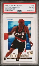 1996 SKYBOX E-X2000 CREDENTIALS #58 CLIFFORD ROBINSON/499 PSA 6
