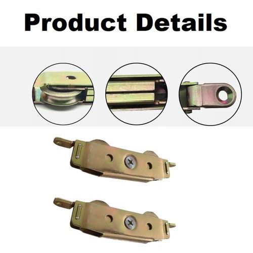 Conjunto de rodillos de puerta corredera de patio de alta resistencia de 1-1/4 pulgadas rodamiento de rueda de bolas de acero - Imagen 7 de 13
