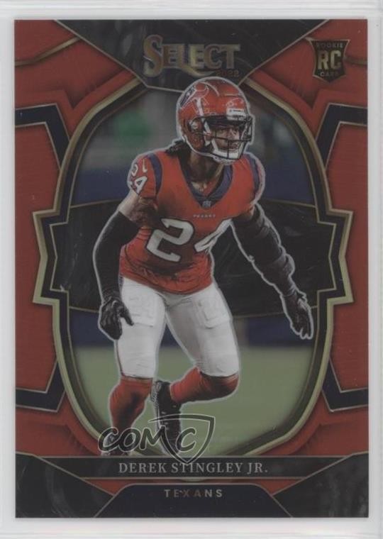 2022 Panini Select Concourse Red Prizm /99 Derek Stingley Jr #48 Rookie RC