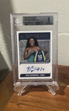 2019 Panini Donruss WNBA - Signature Series Arike Ogunbowale #SS-AOG BGS 8