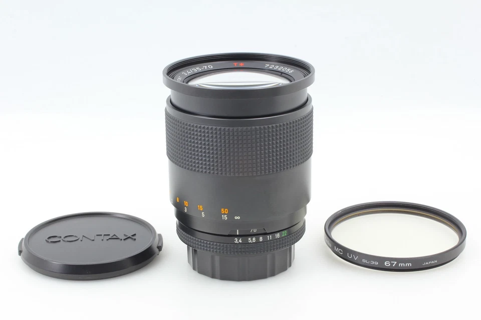 MMJ [Top MINT++] Contax Carl Zeiss Vario Sonnar 35-70mm F3.4 C/Y Lens From JAPAN - Image 2 of 4