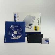 SONY Cyber-Shot DSC-T77 Black Compact Digital Camera From Japan